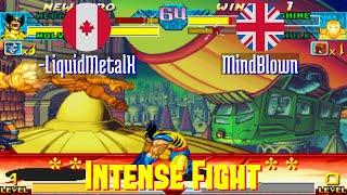 FT10 @mvsc: -LiquidMetalX (CA) vs MindBlown (GB) [Marvel vs Capcom Fightcade] Nov 26