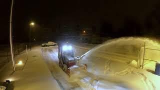 Ventrac 4500Z w/ Snowblower (KX480) vs December Blizzard (2nd Clearing)