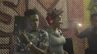 Shatta Wale and Ebony recording session