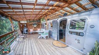 Beautifully Renovated 1974 Airstream — Airbnb on a 5-Acre Working, Organic Farm