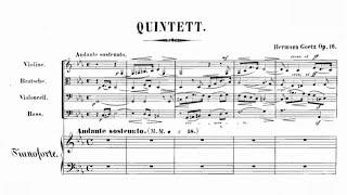 Hermann Goetz - "Quintett in C Minor" for Violin, Viola, Cello, Double Bass and Piano, Op.16 (1874)