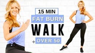 15 Minute FAT BURNING Indoor Walking Workout [Walk At Home]