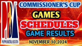 PBA COMMISSIONER'S CUP SEASON 49 GAMES RESULTS and GAME SCHEDULES | PBA TODAY