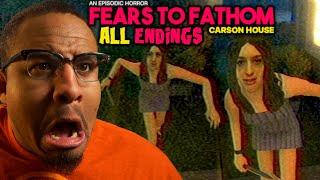 Fears To Fathom: Carson House (Episode 3) | SHE BROKE IN MY HOUSE | ALL ENDINGS | Indie Horror Game