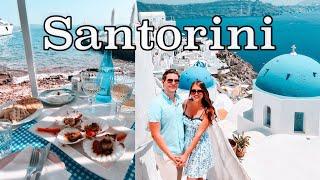 SANTORINI GREECE | Eating & Exploring Fira & Oia (Honeymoon Vlog) 