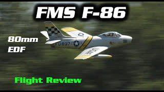 Straight as an Arrow - FMS F-86 80mm Flight Review | HobbyView