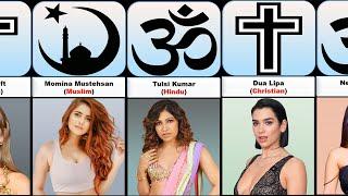 Famous Female Singers and Their Religion From different countries