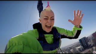 JUMPING OFF THE STRATOSPHERE!  - TERRIFYING!!!  Las Vegas Vlog