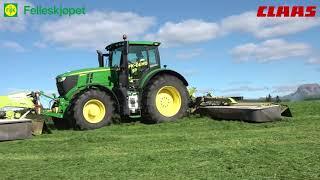 John Deere 6250 R and Claas butterfly