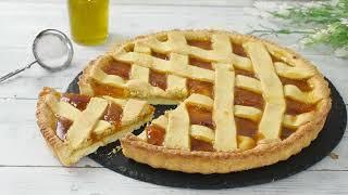 Crostata senza burro alla marmellata, più sana e più leggera all'olio d'oliva - Ricette che Passione