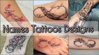 Names Tattoos Designs||Trending and Unique Tattoos With Names Ideas