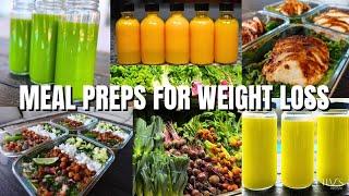 MEAL PREP FOR WEIGHT LOSS | KETO FRIENDLY MEAL IDEAS | DETOX JUICE FOR WEIGHT LOSS