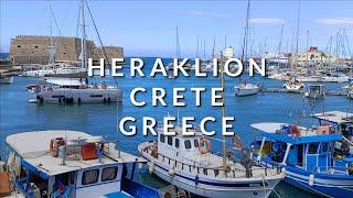 Heraklion Crete Greece 4th of  July 2024 Walking Tour