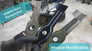 Rasenmäher-Messer schärfen und verbessern Makita DLM431Z