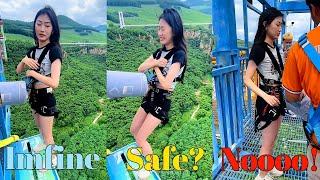 Bungee Jumping With Rope In Beautiful Place:Asmr Bungee Jumping