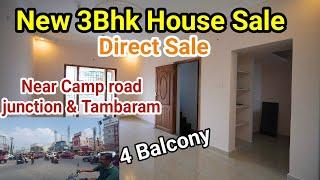 New 3bhk house sale in Chennai near camp road junction | East tambaram | house sale in Tambaram