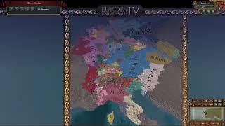 EU4 Voltaire's New Nightmare 3 man multiplayer timelapse