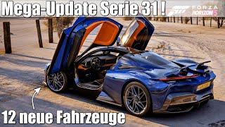 Forza Horizon 5 - Serie 31 mit 12 neuen Fahrzeugen und einem Hammer-Car Pack! Mercedes und mehr!