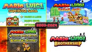 Evolution Of Mario & Luigi Games (2003-2024)