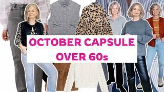 Autumn Capsule Wardrobe Over 60  * Fall Trends Over 60s*