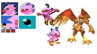 Piyomon vs Black Agumon 2 Digimon Rumble Arena 2 , No Items