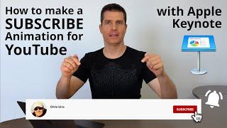 How to make a Subscribe Animation for YouTube with Keynote