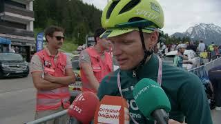 Aleksandr Vlasov - Interview at the finish - Stage 6 - Critérium du Dauphiné 2024