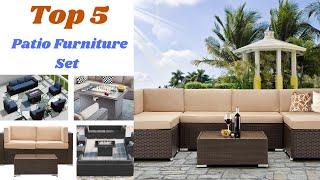 Best Outdoor Patio Furniture Set On Amazon 2024 l "Top 5 Review:  Ultimate Comfort and Style".