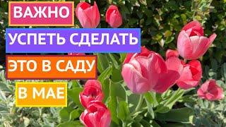 ИНСТРУКЦИЯ ПО УХОДУ ЗА САДОМ В МАЕ!