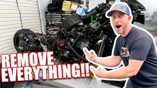 TURBO Kawasaki ZX-14r gets MAJOR weight reduction!!