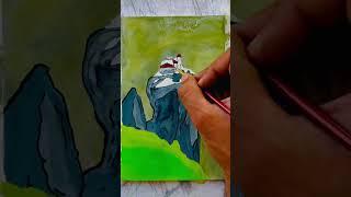 Kaisi lagi painting / watercolour painting / easy watercolour painting / comment kr k bato #shorts