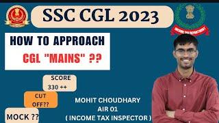 CGL MAINS 2023 रणनीति.... | Score 330 ++ |  Mohit Choudhary AIR 01 ( ITI  ⭐️⭐️⭐️ ) #cgl2023 #ssc
