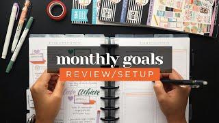 REVIEWING & SETTING MONTHLY GOALS :: HOW I'M PLANNING MY FEBRUARY GOALS FOR PRODUCTIVITY & SUCCESS