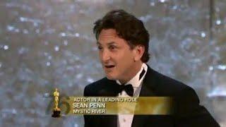 Sean Penn winning Best Actor for Mystic River