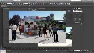 3ds Max - Matching the Environment - Part 7 - Populating the Scene