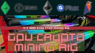 11x 3080 Mega build - $21k GPU Mining Rig!?