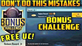 Bonus challenge in bgmi Tamil Get Free Unlimited Uchow to play bonus challenge#bgmi #bgmivideos