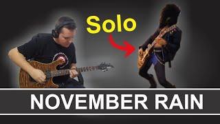 Guns N' Roses - November Rain - Electric Guitar Solo Cover by Marco Bitencourt