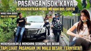 PASANGAN SOK KAYA MEMANFAATKAN MOBIL MEWAH BOS CANTIK!!Tapi lihat beberapa menit kemudian...