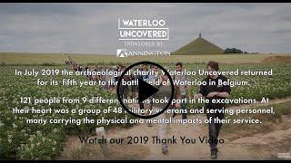 Waterloo Uncovered: 2019 Thank You