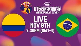 Semi-Finals | Colombia v Brazil | Full Basketball Game | South American U15 Women's Champ. 2024