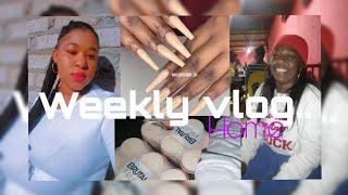 Weekly Vlog (Home):Unplanned grooving vibes @M'cafe, New nalis , New style ft Paballo and Odi