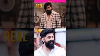 Kgf2 movie characters Reel and Real#youtubeshorts movie cast