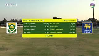 Live Cricket | South Africa A vs Sri Lanka A | 1st Unofficial Test | Day 1