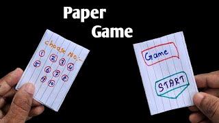 How To Make Easy Paper Game|Paper Game