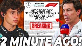 HUGE CONTROVERSY At Mercedes After Toto Wolff's SHOCKING DECISION On Antonelli JUST GOT LEAKED!