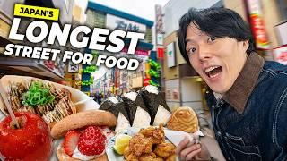 Street Food in Japan's Longest Street Mall