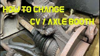 How to change CV / axle booth on a Renault Twingo 1993-2007