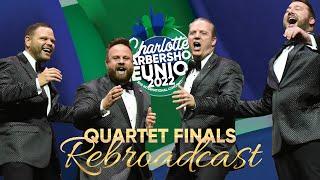 The Barbershop Harmony Society presents... the 2022 Quartet Finals Rebroadcast