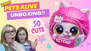 Unboxing Pets Alive Smitten Kittens!!